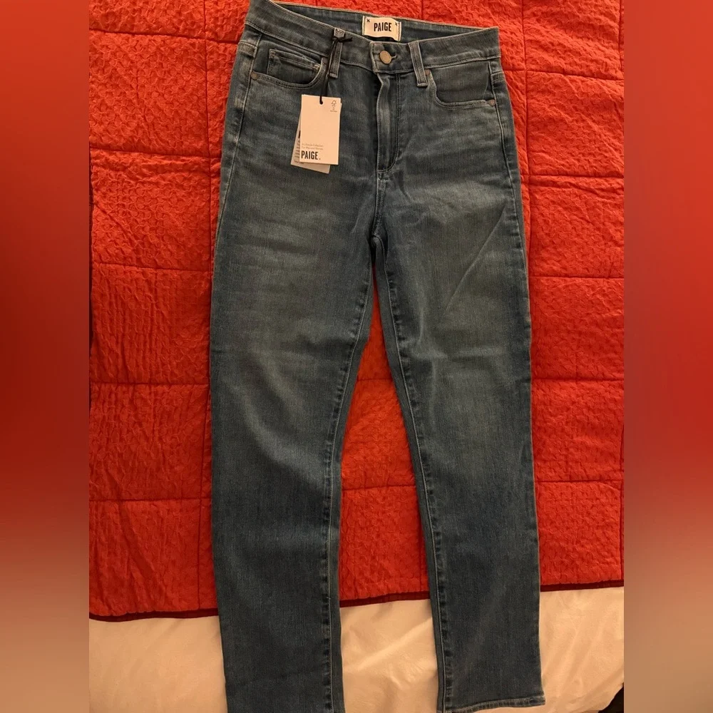 NWT PAIGE Women's Hoxton Slim High Rise Slim Leg Jeans - Picture 3 of 5